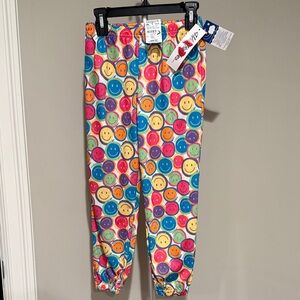 Colorful Smiley Face Kids Pajama Bottoms